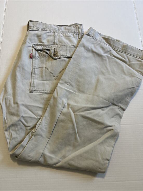Levi's Other - Levi's Carpenter Workwear Jeans Mens 36x32 Signature Light Beige Levi Strauss